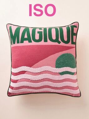 ISO Hotel Magique X Anthropologie Cushion Pillow Cover